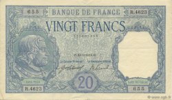 20 Francs BAYARD FRANCE  1918 F.11.03