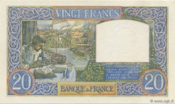 20 Francs TRAVAIL ET SCIENCE FRANCE  1941 F.12.12 SPL+