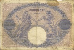 50 Francs BLEU ET ROSE FRANCIA  1900 F.14.12 BC+