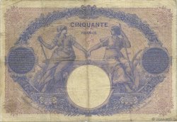 50 Francs BLEU ET ROSE FRANCIA  1909 F.14.22 RC+