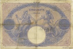 50 Francs BLEU ET ROSE FRANCIA  1910 F.14.23 q.MB