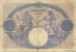 50 Francs BLEU ET ROSE FRANCIA  1921 F.14.34 RC a BC