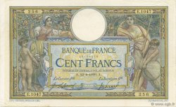 100 Francs LUC OLIVIER MERSON sans LOM FRANCE  1909 F.23.01