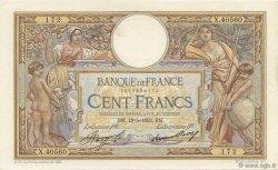 100 Francs LUC OLIVIER MERSON grands cartouches FRANKREICH  1933 F.24.12 VZ+