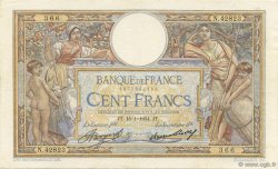 100 Francs LUC OLIVIER MERSON grands cartouches FRANCE  1934 F.24.13 VF+