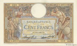 100 Francs LUC OLIVIER MERSON grands cartouches FRANCIA  1935 F.24.14 SPL+