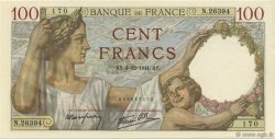 100 Francs SULLY FRANCE  1941 F.26.62
