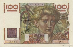 100 Francs JEUNE PAYSAN FRANKREICH  1945 F.28.01 ST