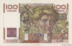 100 Francs JEUNE PAYSAN FRANCE  1949 F.28.24 AU+