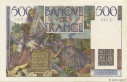 500 Francs CHATEAUBRIAND FRANCIA  1953 F.34.11 AU+