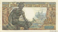 1000 Francs DÉESSE DÉMÉTER FRANCIA  1943 F.40.20 q.FDC