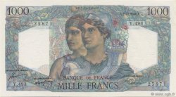 1000 Francs MINERVE ET HERCULE FRANKREICH  1948 F.41.24 fST