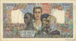 5000 Francs EMPIRE FRANÇAIS FRANCIA  1947 F.47.59 MBC a EBC