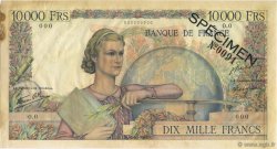 10000 Francs GÉNIE FRANÇAIS FRANKREICH  1945 F.50.01Spn fVZ