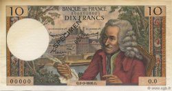 10 Francs VOLTAIRE FRANCE  1963 F.62.01Spn AU