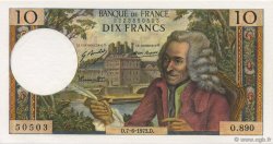 10 Francs VOLTAIRE FRANKREICH  1973 F.62.62 ST