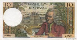 10 Francs VOLTAIRE FRANCE  1973 F.62.64 NEUF