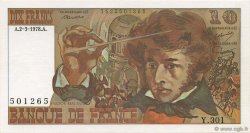 10 Francs BERLIOZ FRANCE  1978 F.63.23 UNC