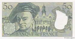 50 Francs QUENTIN DE LA TOUR FRANCIA  1990 F.67.16A59 q.FDC
