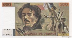 100 Francs DELACROIX modifié  FRANKREICH  1988 F.69.12