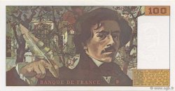 100 Francs DELACROIX imprimé en continu FRANCE  1990 F.69bis.02c AU+