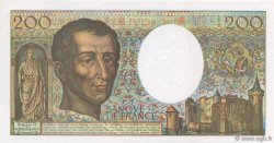 200 Francs MONTESQUIEU FRANCIA  1990 F.70.10a FDC