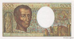 200 Francs MONTESQUIEU Petit numéro FRANKREICH  1991 F.70.11 ST