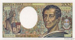 200 Francs MONTESQUIEU FRANKREICH  1992 F.70.12b ST