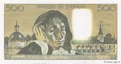 500 Francs PASCAL FRANCIA  1989 F.71.41 FDC