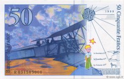 50 Francs SAINT-EXUPÉRY modifié FRANCE  1999 F.73.05 NEUF