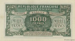 1000 Francs MARIANNE chiffres gras FRANCE  1945 VF.12.01 XF+