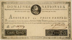 300 Livres FRANCE  1791 Ass.18a SUP+