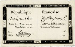 125 Livres FRANKREICH  1793 Ass.44a VZ