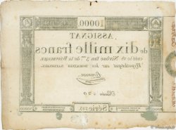 10000 Francs FRANCIA  1795 Ass.52a q.SPL