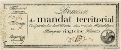 25 Francs avec série FRANCIA  1796 Ass.59b MBC+