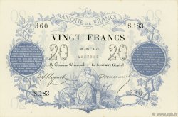 20 Francs type 1871 FRANCE  1871 F.A46.02 pr.NEUF