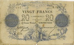 20 Francs type 1871 FRANKREICH  1873 F.A46.04 GE