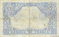 5 Francs BLEU FRANCIA  1912 F.02.09 MBC