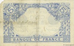 5 Francs BLEU FRANCIA  1913 F.02.17 MBC