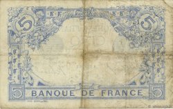 5 Francs BLEU FRANCIA  1913 F.02.21 BC+