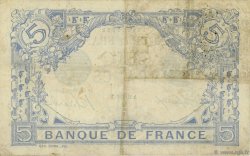 5 Francs BLEU FRANKREICH  1915 F.02.32 S