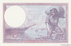5 Francs FEMME CASQUÉE FRANCE  1926 F.03.10 pr.NEUF
