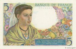 5 Francs BERGER FRANCIA  1943 F.05.01 q.FDC