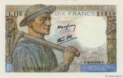 10 Francs MINEUR FRANCIA  1946 F.08.15