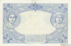 20 Francs BLEU FRANCE  1906 F.10.01 AU+