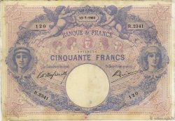 50 Francs BLEU ET ROSE FRANCE  1903 F.14.15 F-