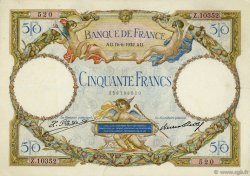 50 Francs LUC OLIVIER MERSON type modifié FRANCIA  1932 F.16.03 BB