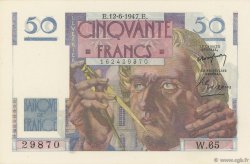 50 Francs LE VERRIER FRANCE  1947 F.20.08 UNC-