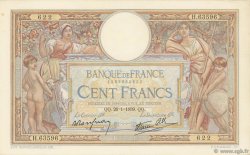 100 Francs LUC OLIVIER MERSON type modifié FRANCIA  1939 F.25.40 SPL