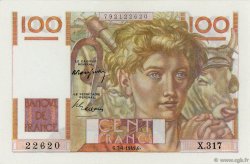 100 Francs JEUNE PAYSAN FRANCIA  1949 F.28.23 q.FDC